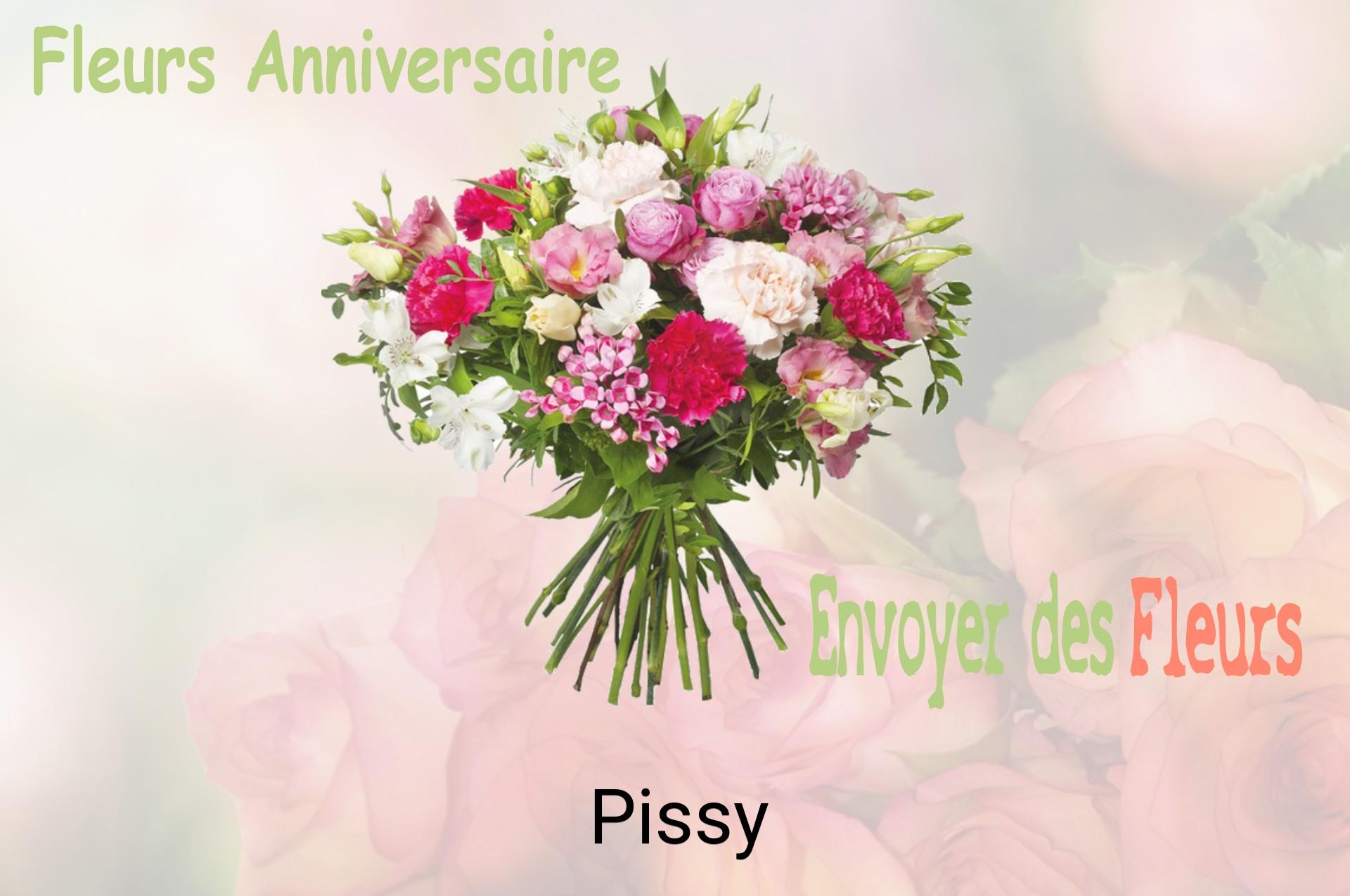Bouquet de fleurs d’anniversaire livré à Pissy